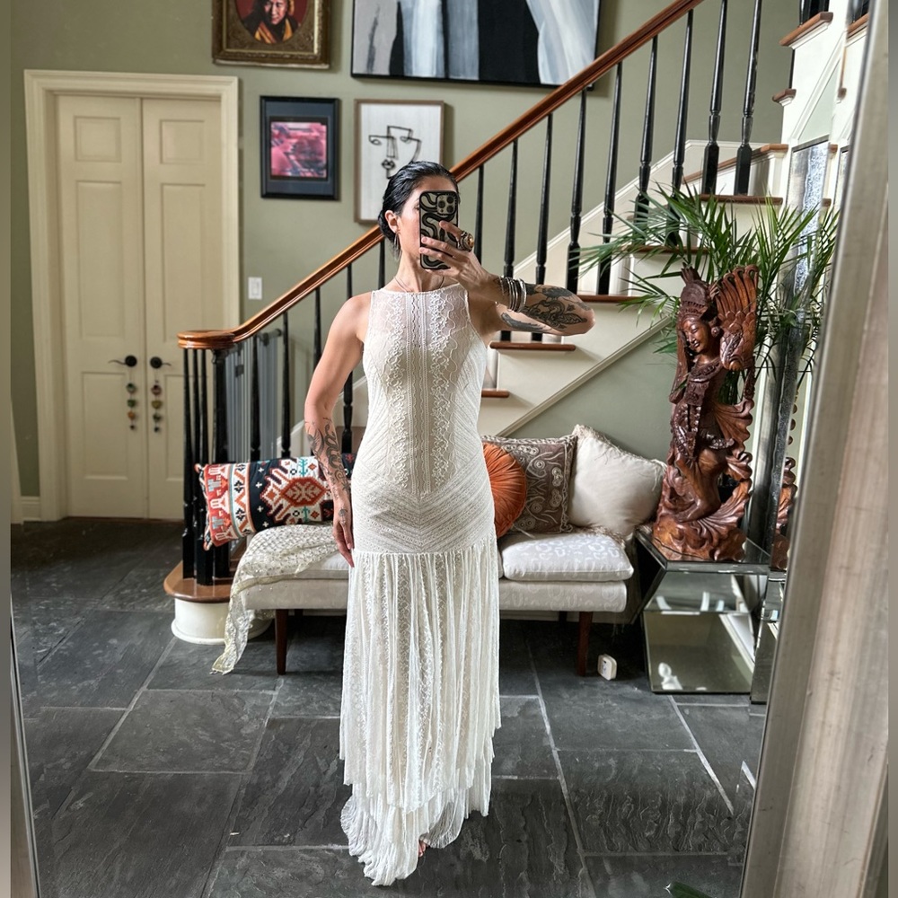 Off white lace dress